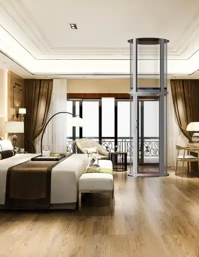 Custom home elevator design integrating with interior decor - Nibav Lifts