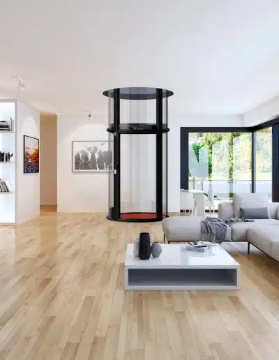Compact elevator designed for small residential spaces - Nibav Lifts