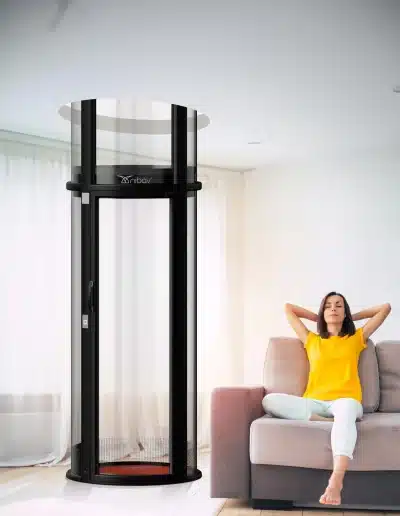 Economical residential elevator in a family home - Nibav Lifts