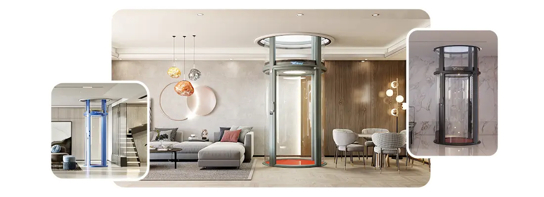 Innovative series 3 Max shaftless elevators for residential use - Nibav Lifts