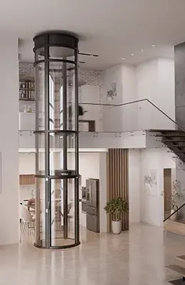 Pneumatic home elevator for residential use - Nibav Lifts